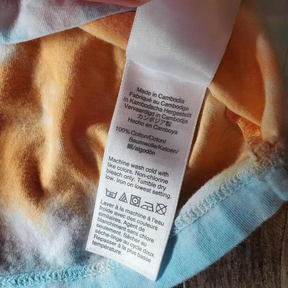 Crewcuts Re-Imagined by J.Crew 100% Cotton Short Sleeve Tie-Dye Tee Size 4-5 - Picture 4 of 8